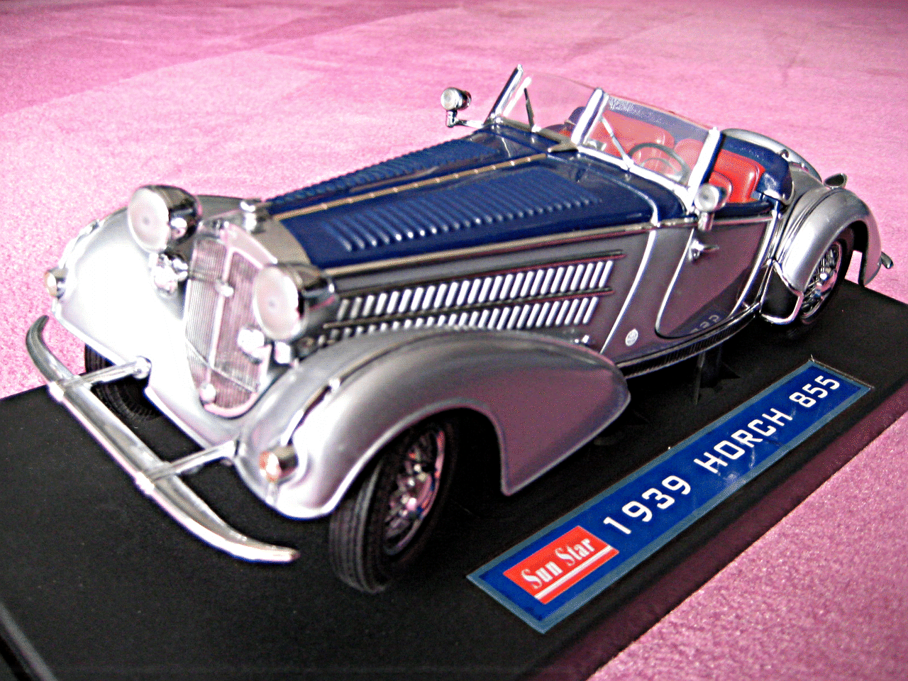 Horch 855 Roadster silber-blau 1939