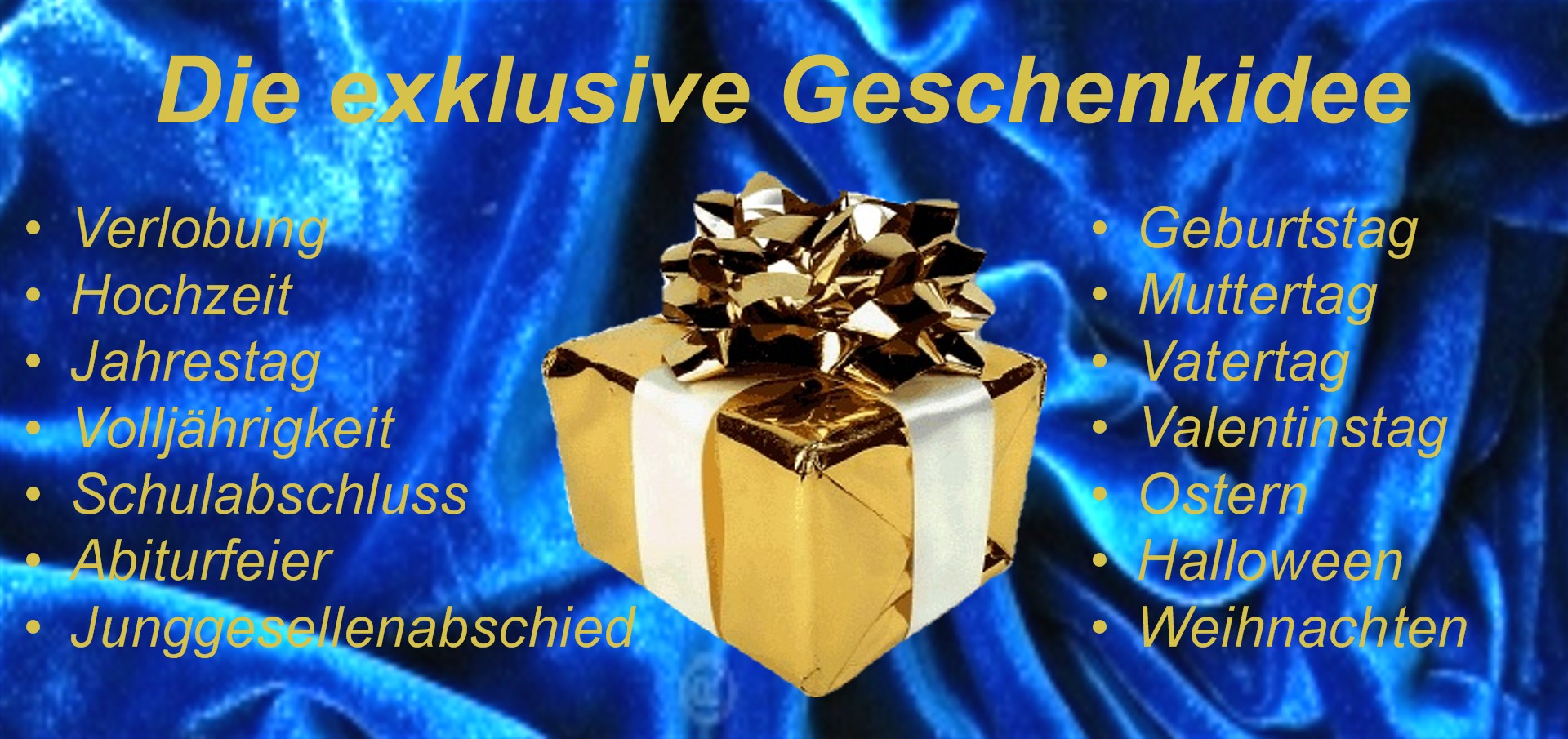 Geschenkidee -Jochen Schweizer - mydays